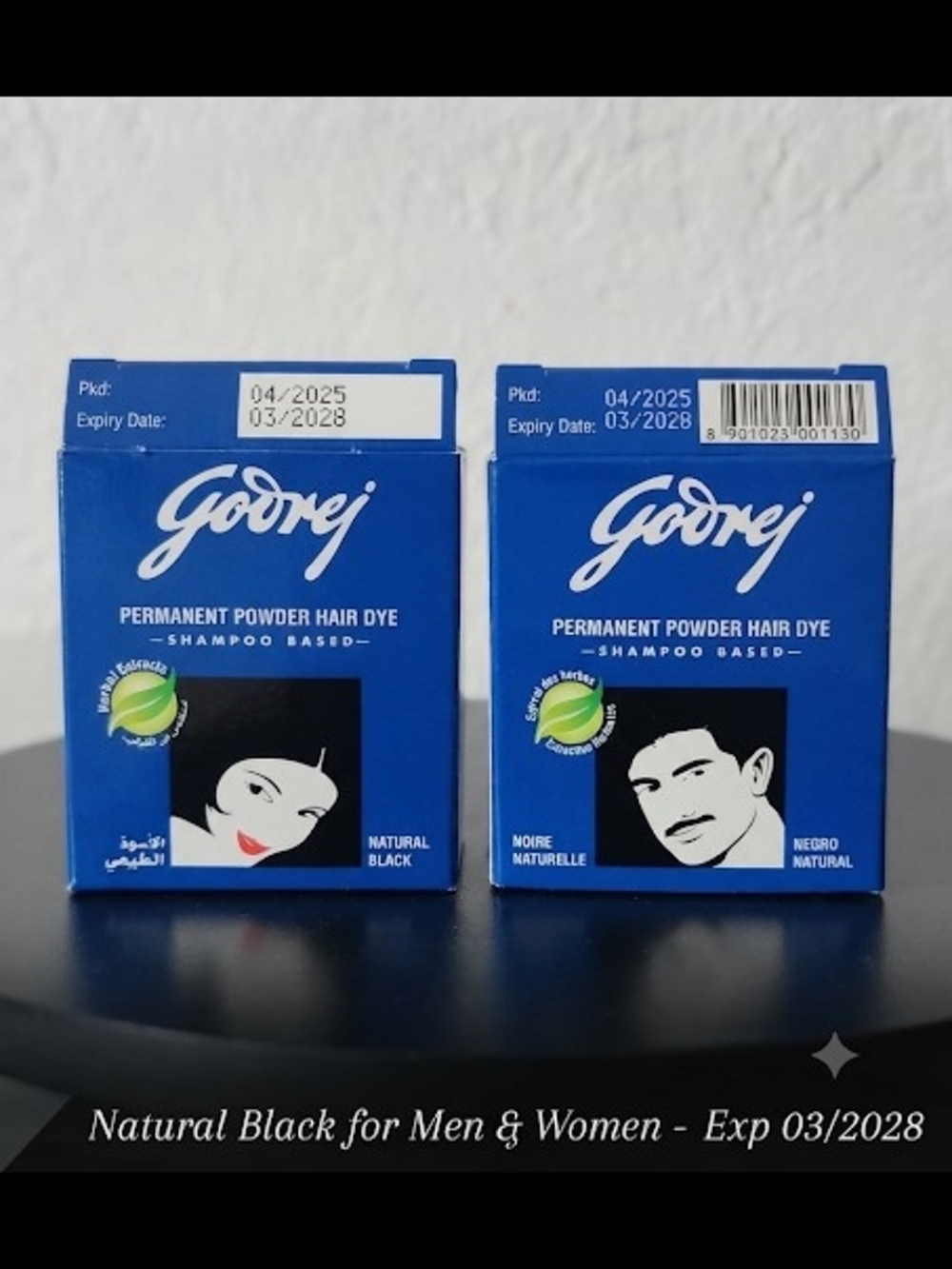 Godrej Permanent Powder Hair Dye for Men & Women